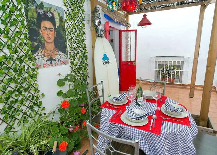 El Mundo De Frida Parking Y Terraza Lägenhet